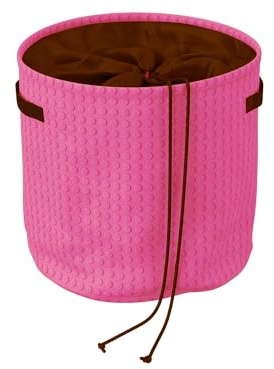 Generisch Livarno Aufbewahrungskorb mit Spieldecke Kinderzimmer Organizer (Rosa)