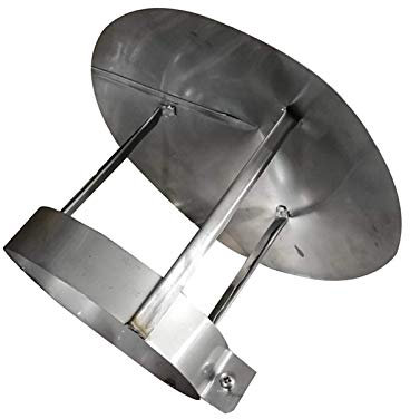 Stainless Steel Chimney Cowl Bird Guard Chimney Pot Cap High Top High Top Top All Purpose Chimney Capper (280mm)