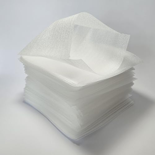 Schaumfolie Schaumstoff Verpackung Verpackungsmaterial 100Stk Luftpolsterfolie Tüten Taschen Schaumstoffverpackung Kissenschaumbeutel Schaumbeutel Umzugsverpackung (Beutel 300x300x1mm)