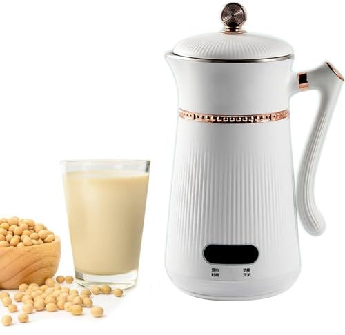Plant Based Oat Milk Maker Machine, Automatic 600ml Nut Milk Maker with Self-Cleaning & Boil Water Function - Homemade Oat & Soy Milk, 2-Hour Keep Warm, 12-Hour PreSet.