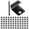 100PCS Stainless Steel Starter Clip Composite Deck Starter Clip Plastic Wood Flooring Edge Clamp Black