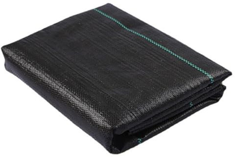 HTRTRR Tessuto non tessuto per erbacce 2 x 10 m, robusta pellicola per erbacce da giardino, aiuole, sentieri, resistente ai raggi UV, impermeabile, antistrappo, protezione da erbacce ed erosione