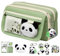 Panda Federmäppchen - Panda Federtasche | Mäppchen Große Kapazität | Stifteetui Schreibwaren | Schreibwaren Organizer Mit Schlüsselanhänger, Haftnotizen | Bleistift Beutel Für Schule & Büro