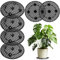 lalago 6 stk. 30cm Topfpflanzenständer, Rund Blumentopf Untersetzer Gitter aus Kunststoff, Pflanzenuntersetzer Drainage Mesh Pad, Plant Stands für Innen und Außen Bonsai Schale Garten Pflanzkübel