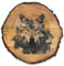 DRO Design Wolf - Größe 20cm - Rustikales Wandbild im Vintage Look – Holzoptik Wanddeko mit Motiv für Wohnzimmer und Flur – Geschenkidee für Tierliebhaber, Wandgemälde