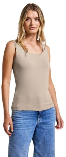 Street One Damen Basic Top mit Rundhals aus Jersey