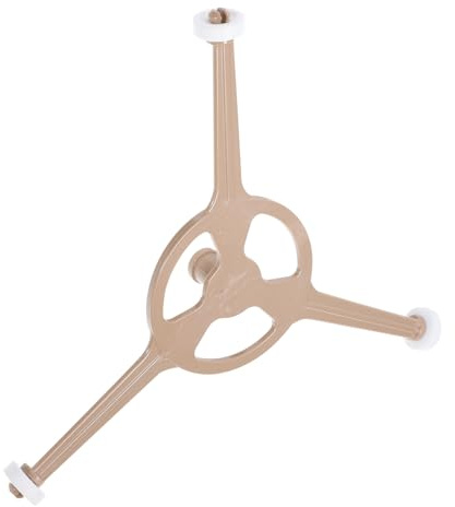 Mikrowellenhalterung Drehtellerring für Mikrowelle 25cm Braun Pvc | Ersatz für Defekte Teile, Passend für Mikrowellen Ofenplatten, Stabiler Rundlauf, Zubehör für 25cm Teller