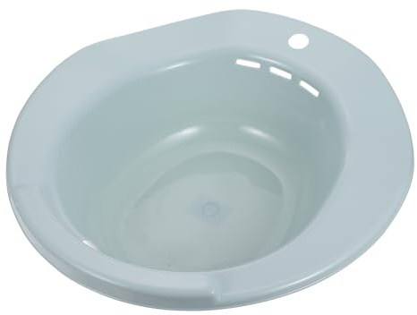 Angoily Bain de Siège pour Toilettes en Pp sans Squat Trou Suspendu, Bidet pour Femmes Enceintes et Soins Post-partum, Adapté aux Toilettes Domestiques