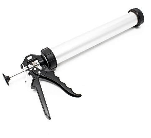 Pistola per silicone in alluminio 600 ml per cartucce da 380 mm (15)