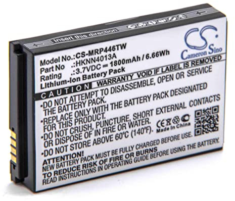 vhbw Batterie Compatible avec Motorola SL4000, SL4010, SL2M, SL300, SL3000, SL3500E, SL4010E Radio Talkie-walkie (1800mAh, 3,7V, Li-ION)