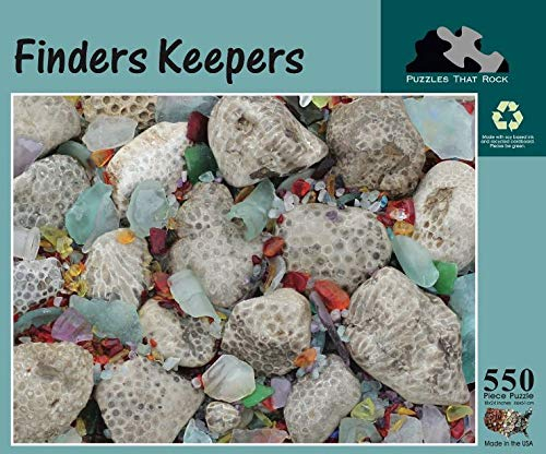 Puzzles that Rock, Finders Keepers Puzzle für Erwachsene, 550 Teile