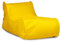Ecopuf - Master Polyester Pouf Sessel Outdoor Chaise Longue - Sitzsack mit Staufach und Griff - Robuster Stoffsack - Entspannungssessel - Wohnungseinrichtung - 115x65x60cm, Gelb Nc4