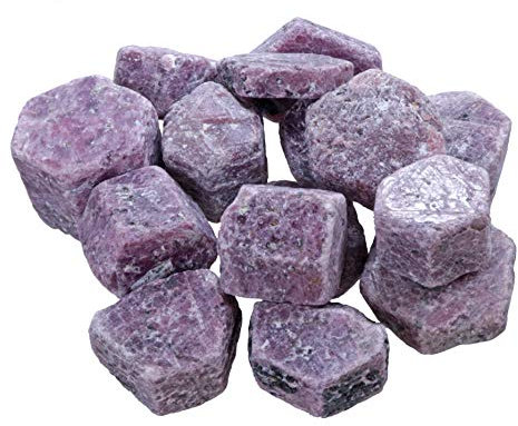 Wassersteine 300g | 100% naturbelassene Edelsteine Heilsteine | Echte unbehandelte Rohsteine für Edelsteinwasser Lebensquelle Plus (Rubin, rot)