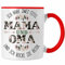 Trendation - Mama und Oma Tasse Geschenk für Oma Weihnachten Geburtstag Lustige Tasse Beste Oma (Rot)
