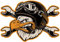 Samunshi Vintage Adler Aufkleber Autoaufkleber für Motorrad Fahrrad Roller oder Auto Sticker Chopper Hot Rod Bopper Enduro Motocross Rockabilly Vintage Retro (20x14cm Vintage Adler)