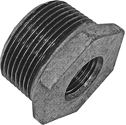 Gewinde Fitting Verschraubung aus Temperguss verzinkt - Reduzierstück mit 3/4 Rohr Aussengewinde AG reduzierend auf 1/2 Innengewinde IG Rohr Zoll Nr. 241