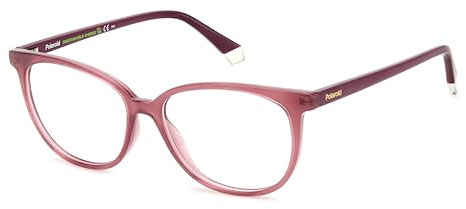 Polaroid Brille mit Sehstärke für Damen optional mit Sonnenbrillentönung oder Blaulichtfilter, Rechteckig, gefertigt aus Glas (inklusive Brillenetui)