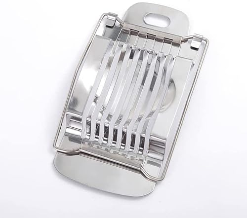 Profesional Cortahuevos Rebanador Huevos Cocina Cortador, Cortador de Acero Inoxidable para Huevos Cocidos, Pelador de Huevos Cocidos Cortador de Huevos Cocidos