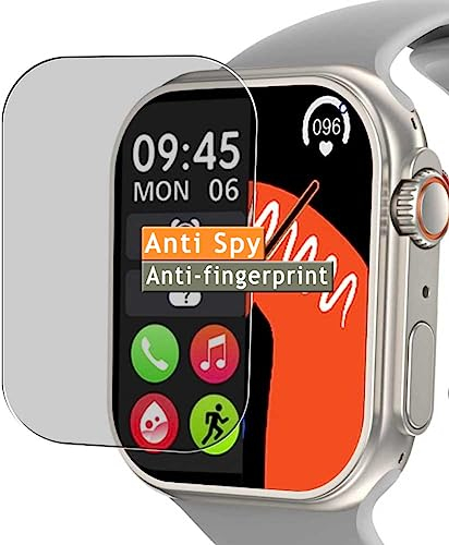 Vaxson Anti Spy Schutzfolie kompatibel mit FGAITH S8 ULTRA N8 ULTRA Q WAWTCH PRO 2.1 Display folie folien Displayschutzfolie ( nicht Panzer Schutz Glas folie SchutzGlas nicht PanzerGlas )