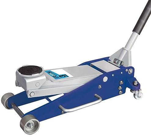 S SUMEX Gato Hidáulico Taller Profesional con Ruedas para Coche de 3 Toneladas 3000kg de Doble Pistón, Reforzado y Homologado