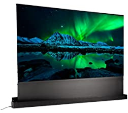 Lumene Écrans de Projection motorisés de Sol Eden Extra Bright UST 100 Pouces Autoportant, Électrique Rétractable, ALR CLR, 4K UHD, Home Cinéma Portable, Écran pour Projecteur Ultra-Courte Focale