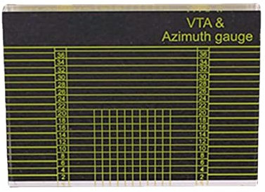 EviKoo Turntable Tone Arm Adjustment - VTA Azimuth Ruler | Acrylic Modern Accessory