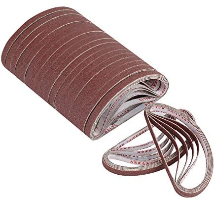 Power File 13 X 455 Schleifbänder Fger 100 Stück Gürtel Power Finger File Sander Schleifmittel Polierbänder
