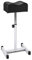 COSTWAY Pedicure Manicure Footrest, 18-26 Inch Adjustable Pedicure Chair Nail Footrest with Soft Cushion, Portable Manicure Foot Rest Stool Equipment for Beauty, Salon, Spa and Home Selfcare (Black)