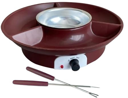 perfk Fontaine à Fondue au Chocolat Domestique 220V Électrique pour Mariages, Anniversaires, Fêtes de Remise des Diplômes Fontaine à Fondue au Chocolat
