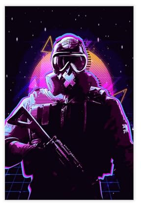 Poster Game Rainbow Six Siege Operator Fuze (13), Leinwand-Poster, Schlafzimmer-Dekor, Sportlandschaft, Büro, Raumdekoration, Geschenk, ungerahmt, 30 x 45 cm