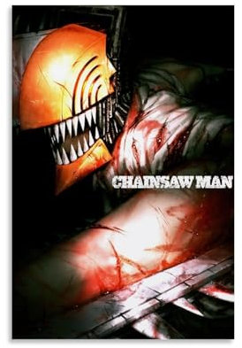 zcltwq Chainsaw Man Anime Art Poster Poster Album Singer Canvas Poster Wall Art Decorative Painting Bedroom Painting Posters 12x18inch(30x45cm) Unframe-style