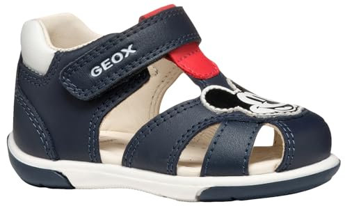 Geox Bébé garçon B Sandal ZAPITO Boy, Navy/Red, 21 EU