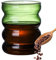 Bicchieri a bolle, bicchieri con bolle, tazza da 300 ml trasparente per succo di vino al latte, per caffè freddo, lavabile in lavastoviglie, bicchieri da cocktail estetici per succo di birra, vino, tè