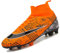 VTASQ Zapatillas de Fútbol Hombre Spike Aire Libre Profesionales Atletismo Botas de fútbol para niños para césped Artificial Zapatos de Partido Profesional AG Naranja 43EU
