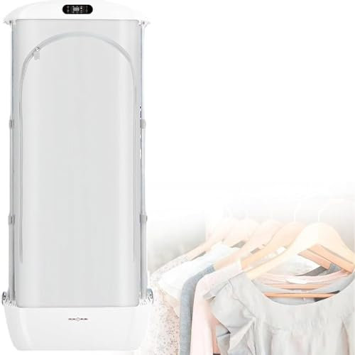 Secadora eléctrica portátil Plancha de vapor vertical automática inalámbrica, plancha de vapor para el hogar, plancha y secadora de ropa completamente automáticas, cuidado rápido y fácil de