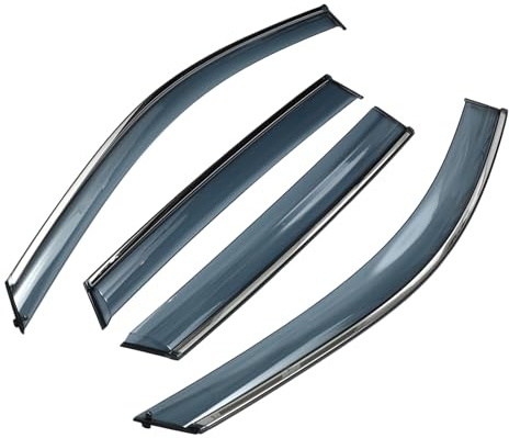 HEROFFIX 1 Set Fensterabweiser für Mazda CX-5 2017-2024 Seitliche Fensterabweiser Schwarz