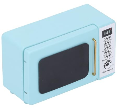 Doll House Miniature Microwave Miniature Microwave Oven Doll House Kitchen Scene Decoration for Doll
