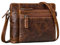 STILORD 'Verdelio' Moderne Damen Umhängetasche Leder Klein - Vintage Leder Messenger Bag Damen-Handtasche - Frauen-Handtasche Echt-Leder - Passend für Tablet bis 10 Zoll, Farbe:luino - braun