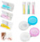RTRTGS 8 Piezas Removedor de Lentes de Contacto, Insertador escleral, Soporte de succión Suave, Ventosa de Silicona, Pinzas, Porta lentillas, para Viajes y Uso en el hogar