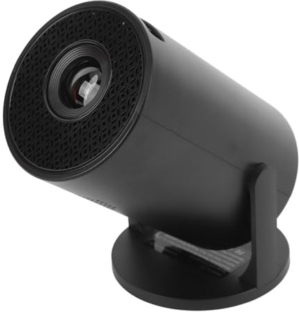 Fabater Projecteur Portable 1080P avec fidélité sans Fil, Clés TV USB Réglables à 270 Degrés, Mini Projecteur de Films Vidéo avec WiFi et Bluetooth pour Ordinateur Portable Android,