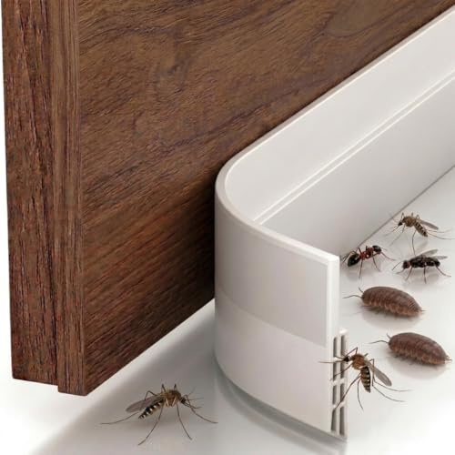 Premium Door Draft Excluder Strip - Energy Saving Door Seal, Easy to Install, Cold Dust Light Draught & Mosquito Proof