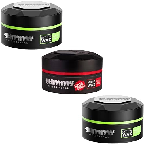 Fonex Gummy Styling Wax Matte Finish 2 Stück - Ultra Hold 1 Stück SPECIAL PACK