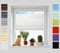 Plissee Rollo ohne Bohren - Jalousie mit easyfix Metall Klemmträger | SUPER Pearl Stoffkollektion | Leicht zu montieren | Faltrollo Sichtschutz, Sonnenschutz, Fenster - [Weiß, B: 80cm, H: 100cm]
