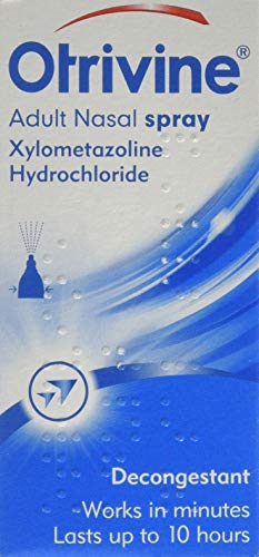 Otrivine Adult Nasal Decongestant Spray, 10 ml