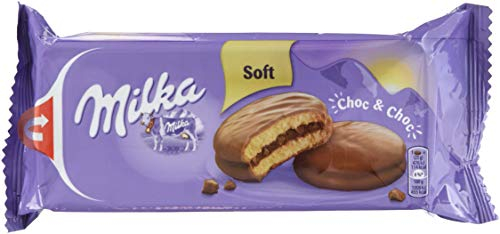 Milka Choc & Choc Mini-Kuchen - Küchlein gefüllt und überzogen mit zarter Milka Alpenmilch Schokolade - 12 x 175 g