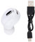 Auriculares inalámbricos, mini deportes auriculares inalámbricos Bluetooth 5.0 soporte 5H Playback TWS Auriculares universales con micrófono para deportes, ocio, conducción, oficina, etc.(Blanco)
