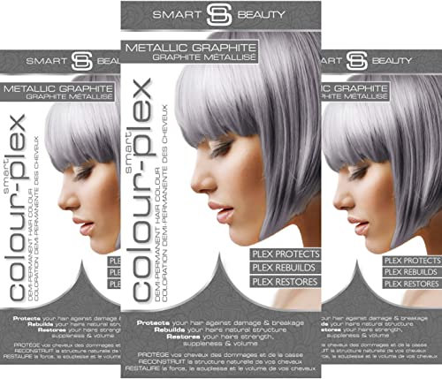 Smart Beauty Metallisch Grau (3er-Pack)
