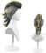 OSIAS Anime Cosplay Perücke, Demon Slayer Perücke, für Halloween, Party, Karneval, Nachtleben, Konzerte, Hochzeiten (Shinazugawa Genya Wig)
