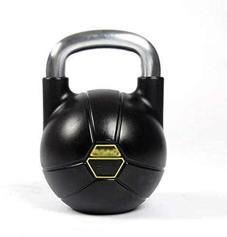 Kettlebells AGYH Schwarz Stahlguss, Einteilige Formen, Verwendete for Core Training Krafttraining Muskeltraining, 8kg / 12kg / 16kg / 20kg / 24kg (Size : 24kg/52.9lb)