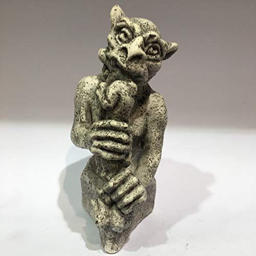 VIANAYA Gargouille de Paris Notre Dame - Modèle Rongeur - Grande Taille 15 * 9 * 9 CM - Matière platre - Qualité Made in France